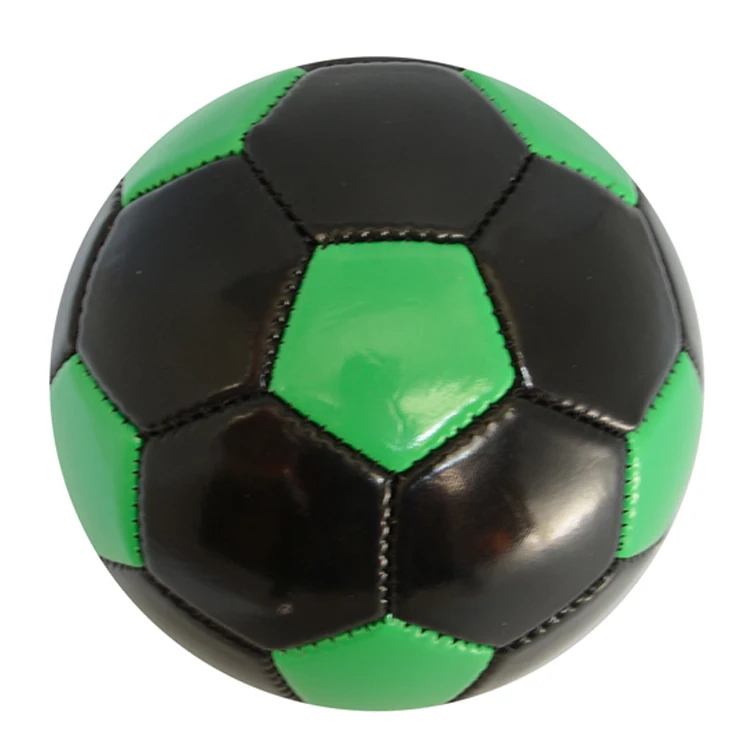 TPU Mini Size 1# Balloon Small Soccer Ball Black and Yellow Football Machine Sewn Soccer Ball for Kids Training Outdoor Games
