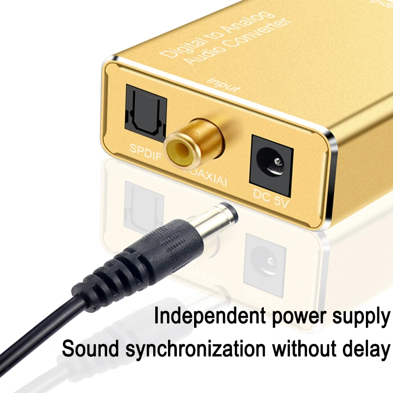 Горячая Распродажа 3 5 мм оптический коаксиальный цифро-аналоговый аудио преобразователь видео кабель Rca