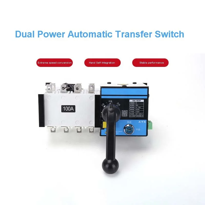 Dual Power Transfer Switch PC Ats-630a 4p Automatic Transfer Switch Generator Set Iri 4 Pole 100 Manual Transfer Switch 3 Ph