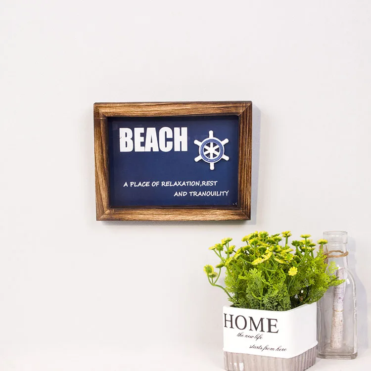 2021 New Design 3 pieces Ocean Beach Decor Art  Beach Decor Themed Beach Wall Decor