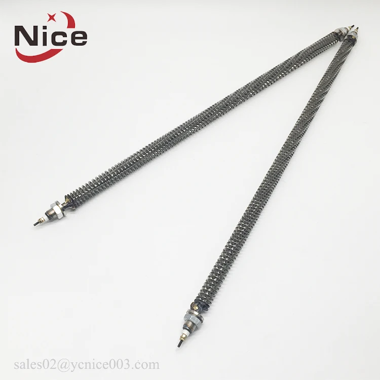 Tubular Finned Air Heating Element Tube Duct Heater