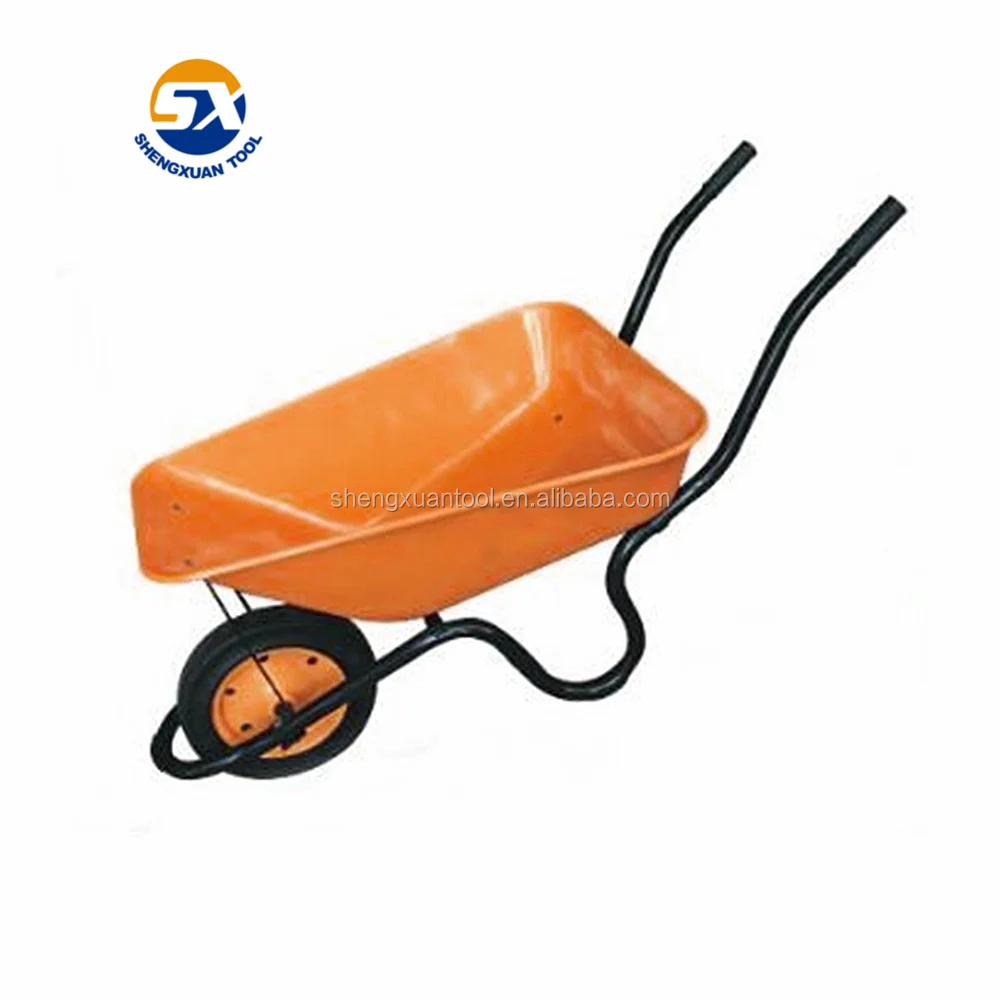Good quality Green color Plastic buckets Wheelbarrow wb3800