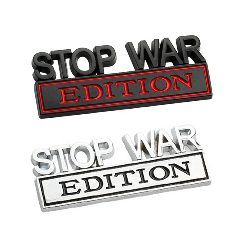 Custom design die cast reflex car metal badge stop editioncar emblem badges for tags