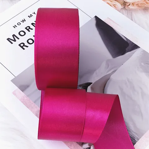 Manufacturer Spot 40 mm Color Ribbon Polyester Whole Roll Wholesale DIY Decorative Gift