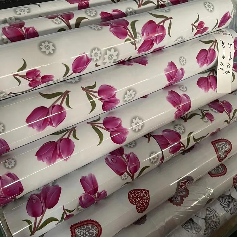 High quality home decor transparent printed tablecloth waterproof  table cloth wedding