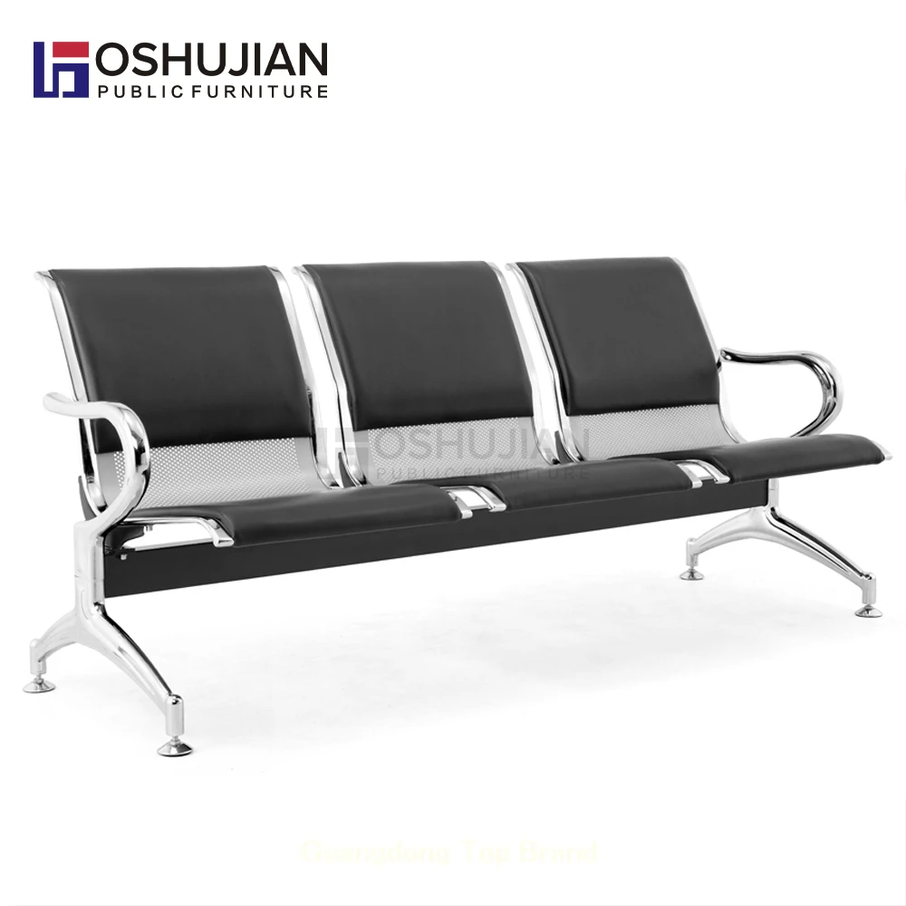Hot Selling Waiting Chairs Bus Station Tandem Bench Hospital 3 seater Airport Waiting Room Chair