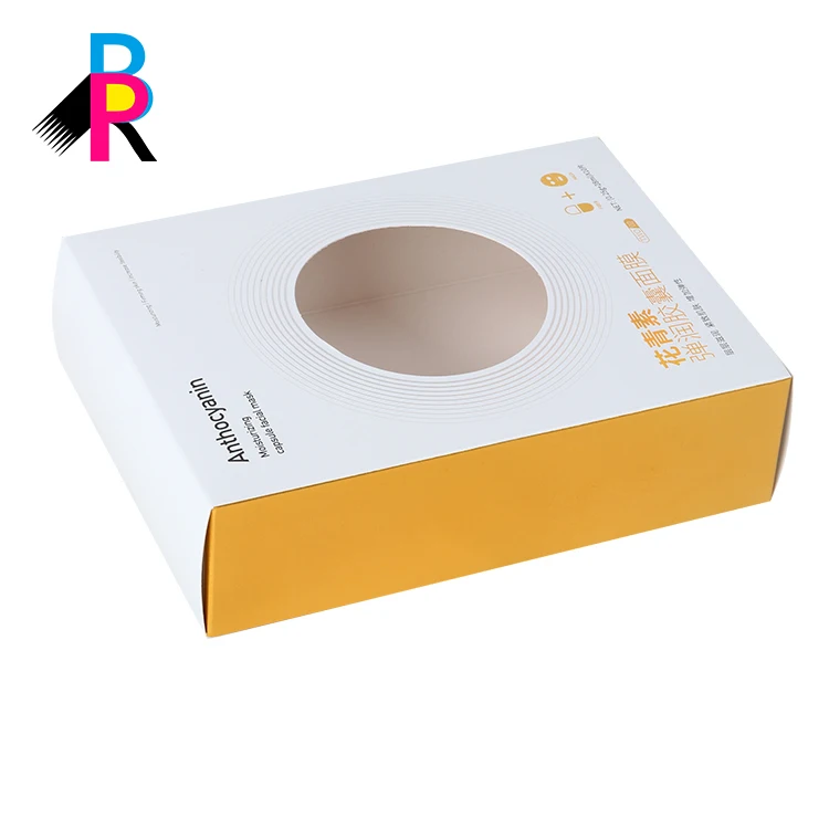 Оптовая продажа, индивидуальная упаковка для очистки лица, печать с окном