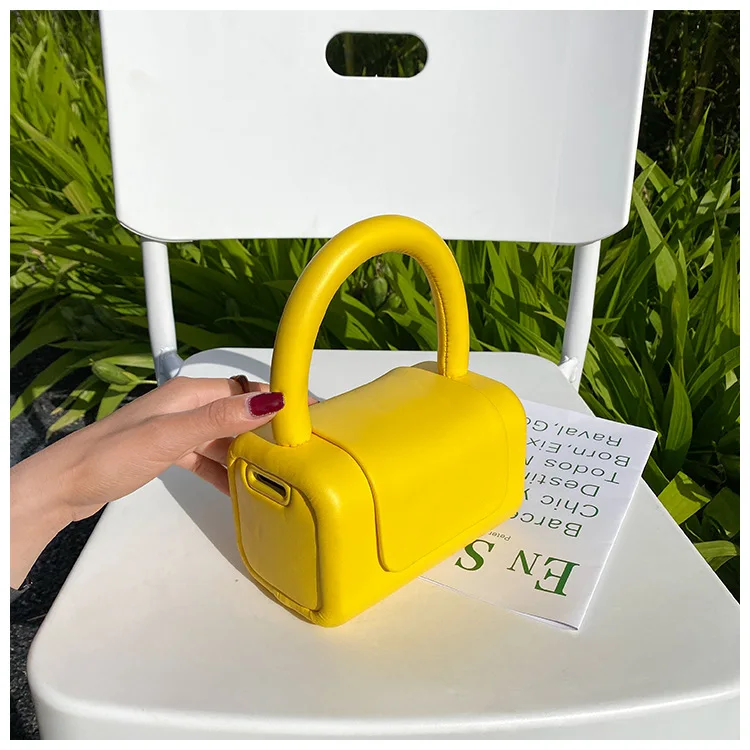 Stylish Women Box Shaped Crossbody Luxury Brand Shoulder Bag Female Mini Handbag Designer Tote Girls Cute Candy Color Purse