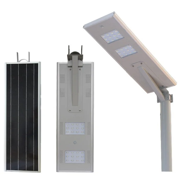 Cheap Price easy to install DC12V aluminum housing all in one solar power led street light 12w 20w 30w 40w