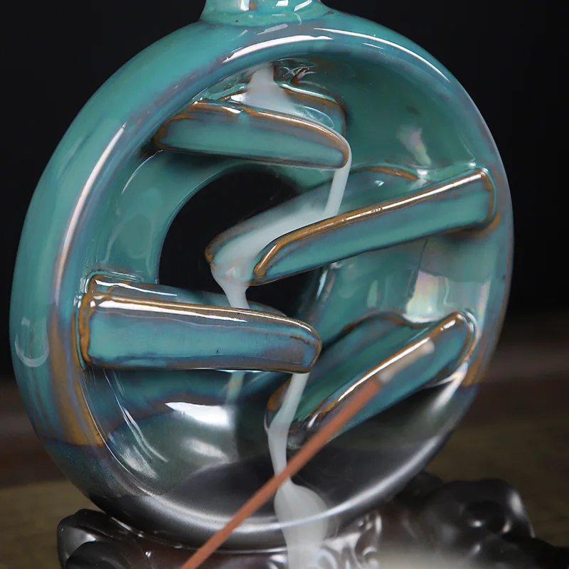 New Custom Factory Exquisite Ceramic Portable Home Incense Stick Holder Luxury Incense Burner