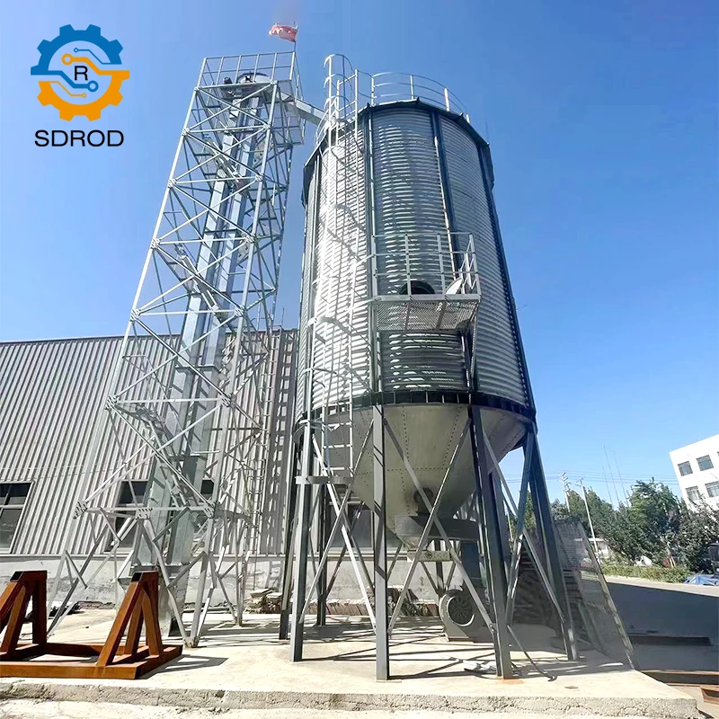 SDROD CE & ISO, производство из Китая, бункер для хранения зерна 10/20/50 тонн, бункер для хранения рисовой кукурузы