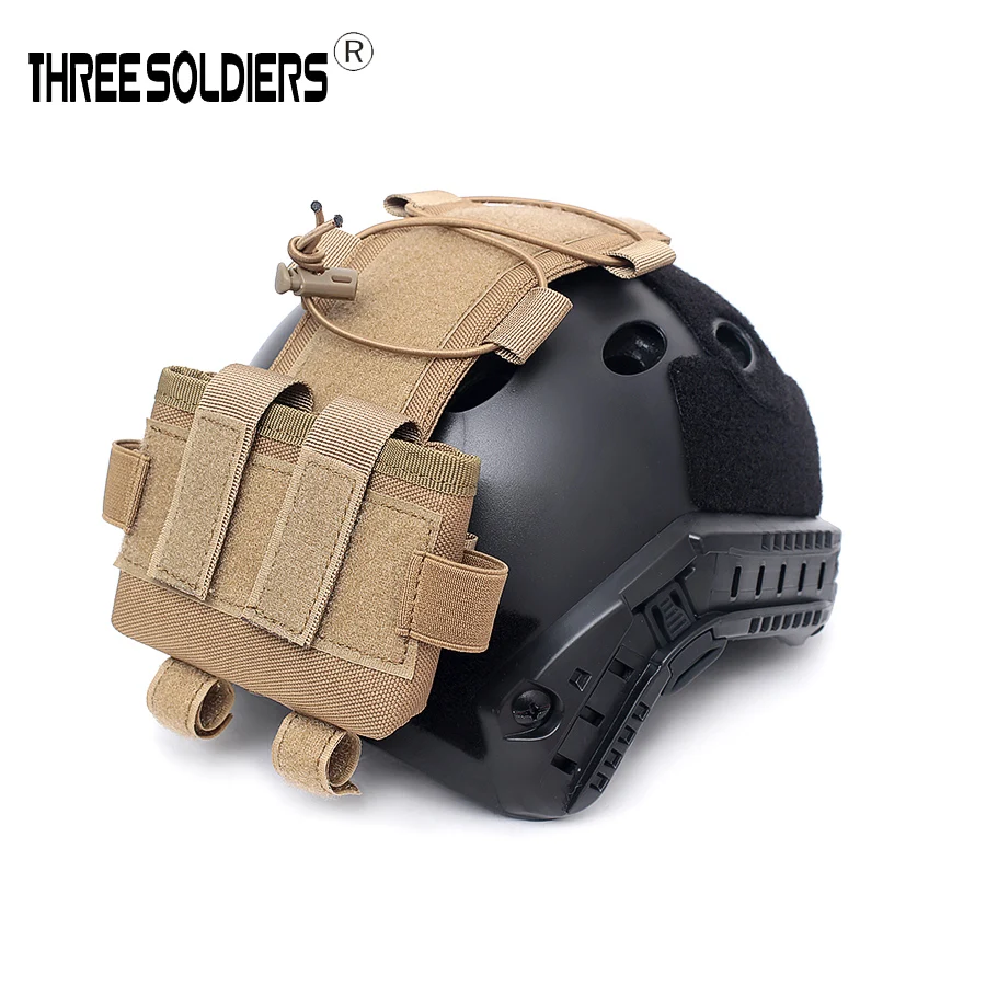Tactical Helmet Battery Pouch MK2 Helmet Battery Pack FAST Helmet Counterweight Pack Accessory For Airsoft Hunting