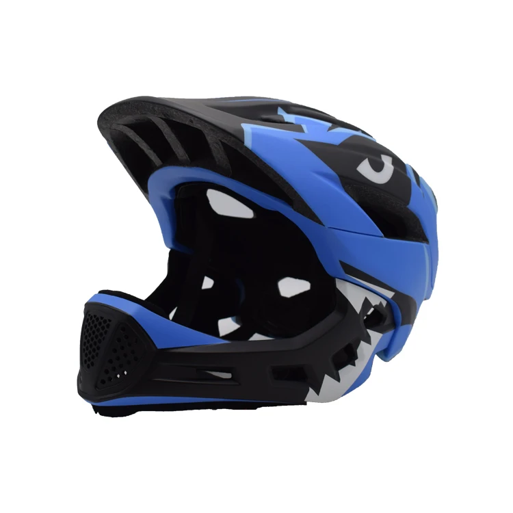 Custom matt red full face shark helmet for bicycle sports shark raw helmet