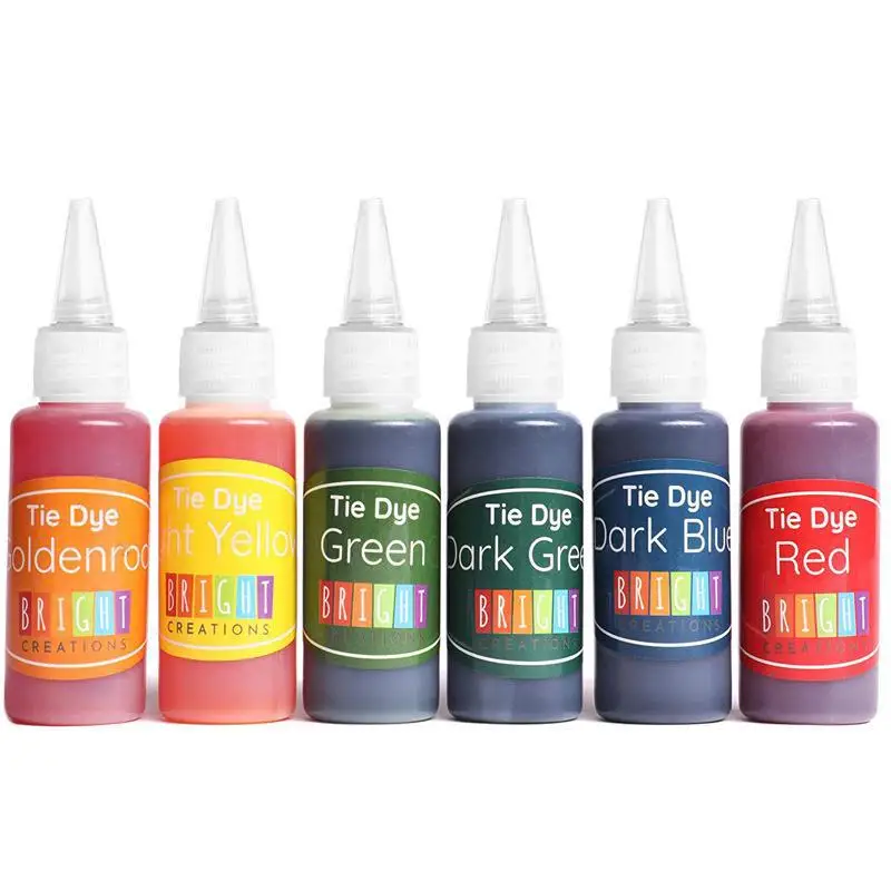 Tie Dye Party Kit For Kids & Adults -  Large Tye Dye Bottles With 12 Colors & Tie Dye Powder, Soda Ash, Gloves - Tie Dye Kit