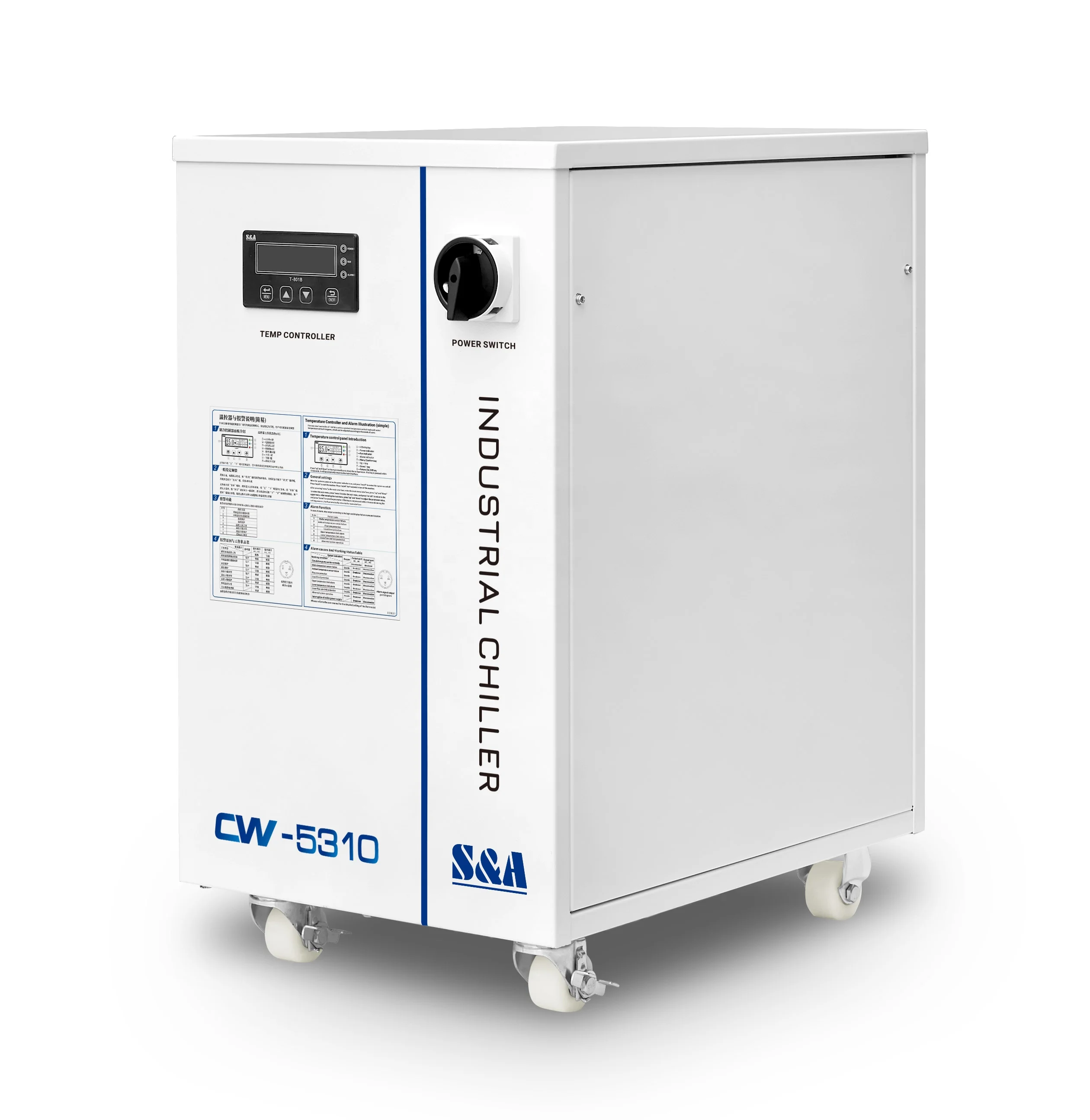 S&A CW-5310 46kg Cooling Machine Laboratory Equipment Portable Water Chiller