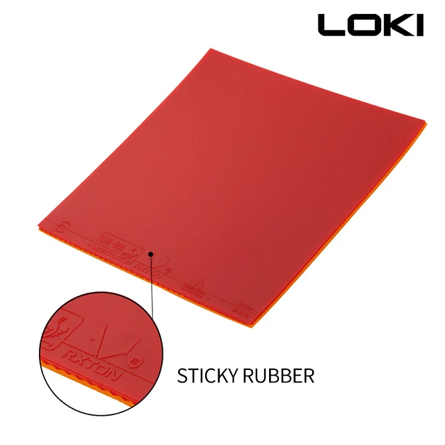 
LOKI RXTON 3 Blank Red Pimples In Professional Ping Pong Racket Sponge Rubber Table Tennis Rubber 