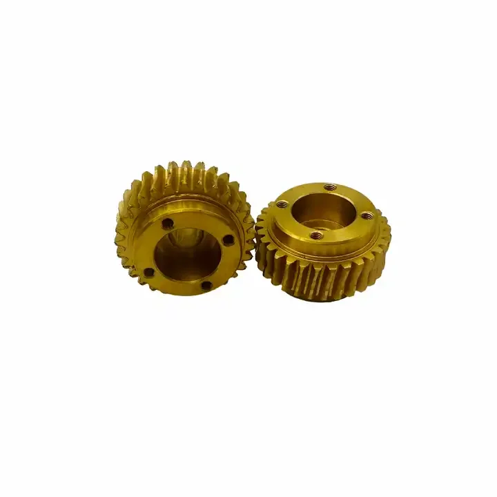 Custom Cnc Machining Stainless Steel Pinion Gear Shaft Spur Gear Brass Assembly Spiral Angular Straight Worm Gears