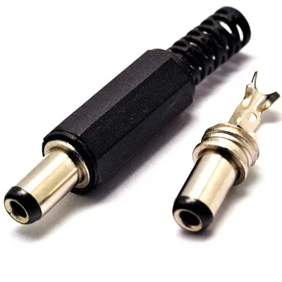 DC power Plug 5.5*2.1MM DC male pin length 9mm DC005 male DIY plug dc Connector