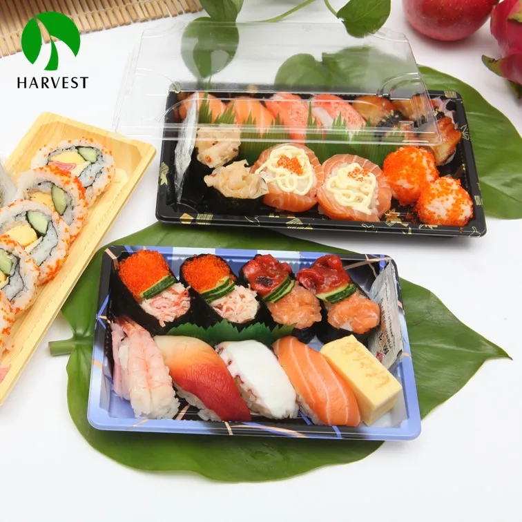 Harvest HP-11Disposable Plastic Sushi Tray Sushi Container Food Container