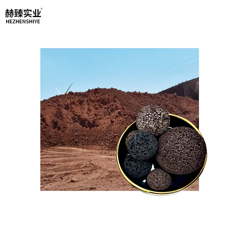 Hezhen lava stones volcanic rock roller  lava stone diffuser ball essential oil volcanic rock ball