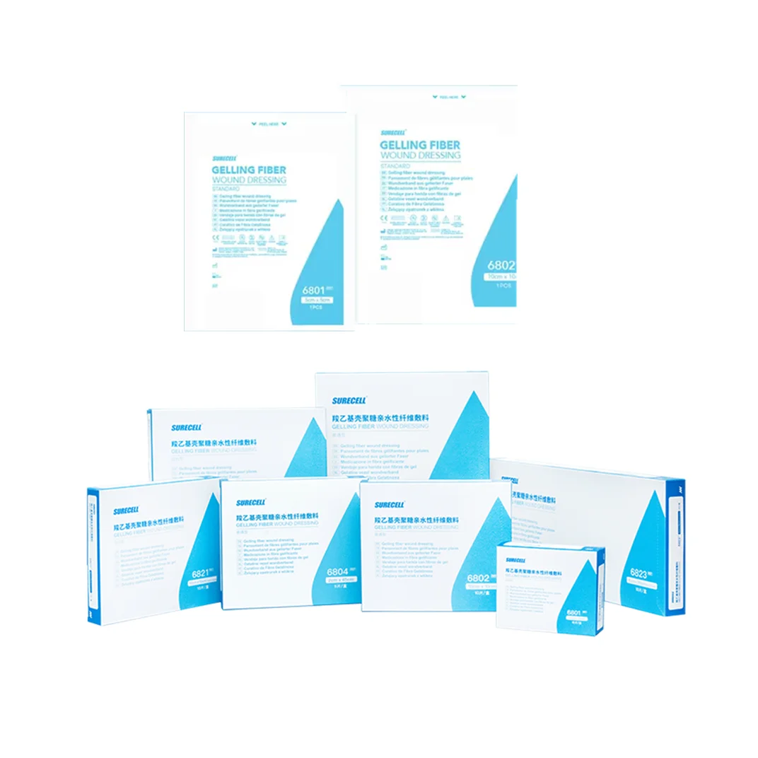 
Non-adhesive Dressing Wound Absorbent Wound Care Medical Dressing Gelling Fiber Wound Dressing 