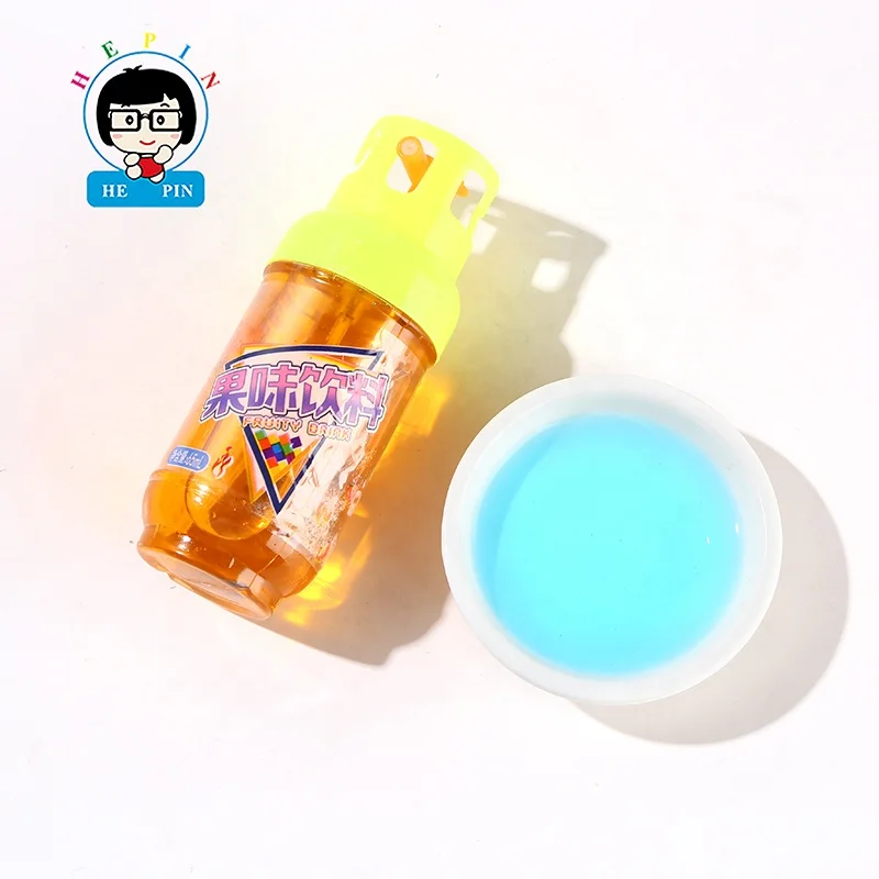 Wholesale Fruit Flavor Liquid Candy Gas Tank Shaped Spray Candy Mix Colors Spray Candy