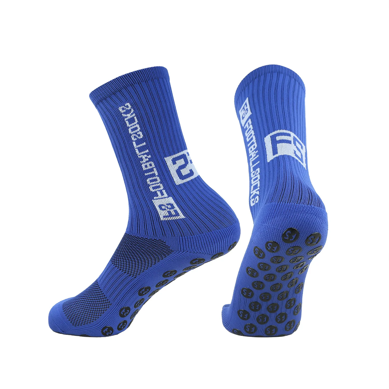 OEM Manufacture non slip soccer sock custom design anti slip soccer grip socks with logo