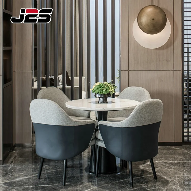 Luxury comfortable furniture hotel modern lounge dining chair with armrest