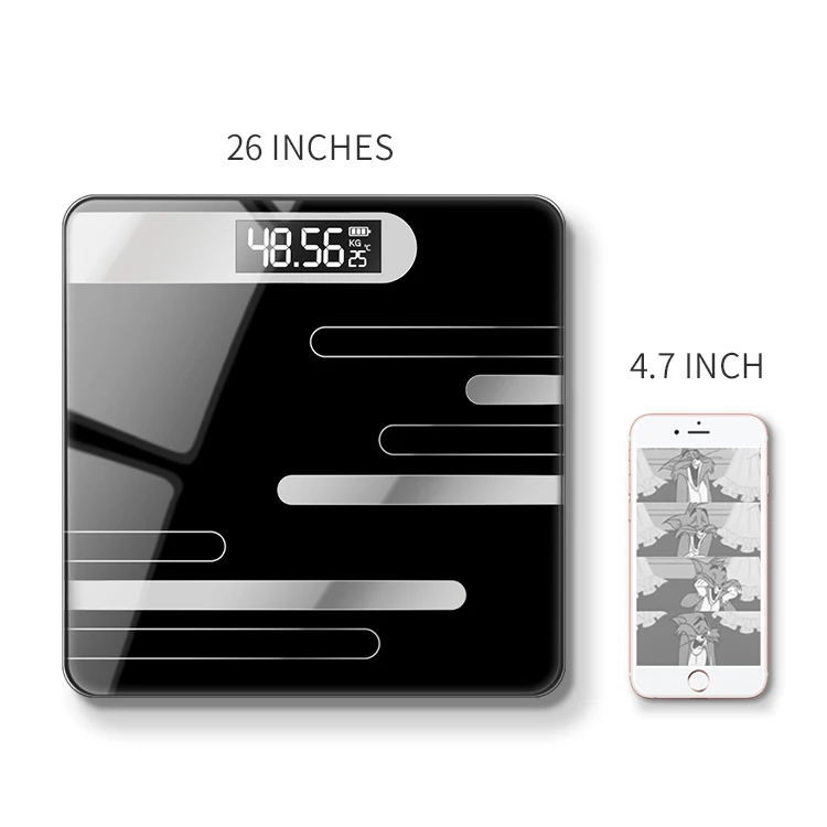 Latest products 180kg Display Body Fat Weight Smart scale Health Measurement Digital Weight Scale