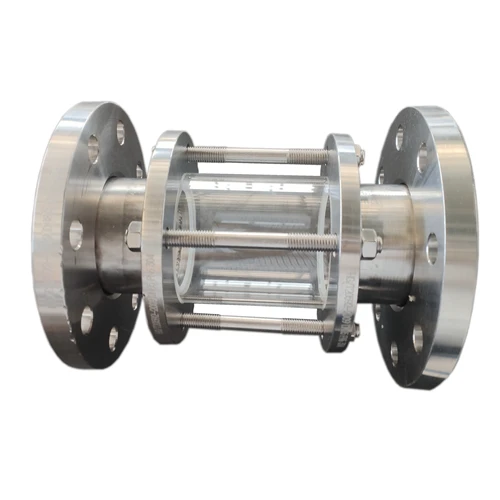Water Flow Indicator Flange Sight glass  SS304/SS316L Straight Tube pipe Sight Glass