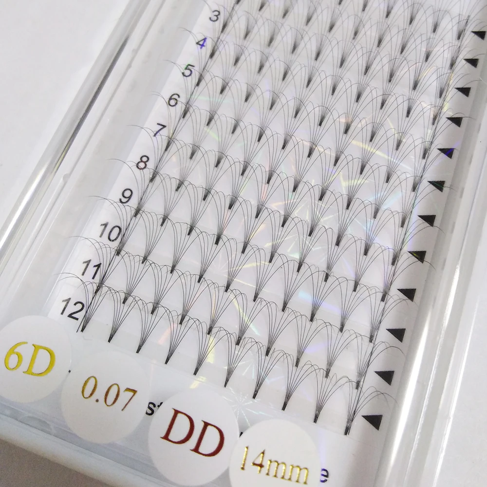 
wholesale private label premade Fan volume lashes one by one lashes 