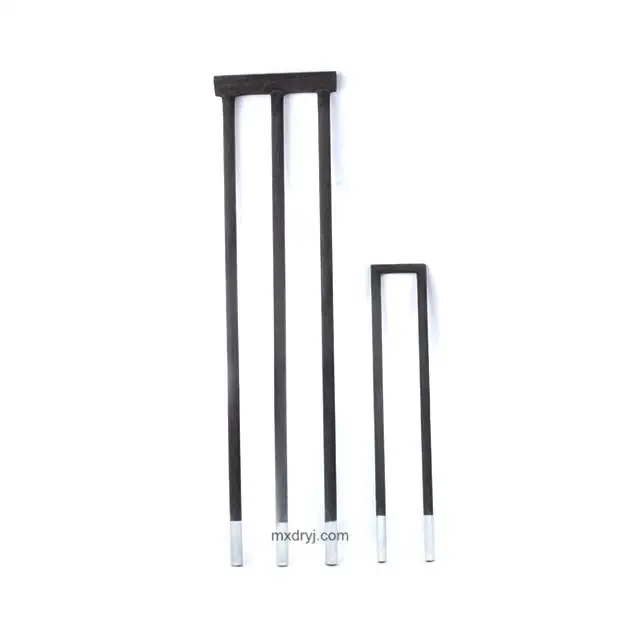 Mingxin high resistance sic threaded heat rod ed type sic heating elements