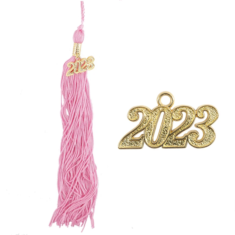 Mondon Wholesale Cheap Customized 2023 Graduation Tassel with Year Charm