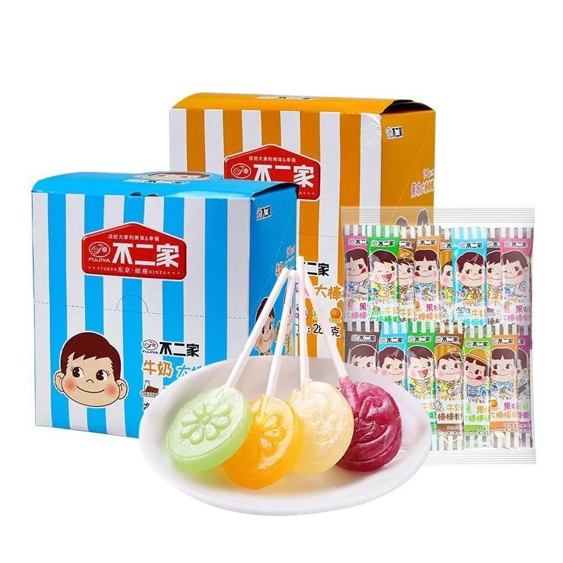 Hot Selling Hard Lollipop Japanese Brand Fruit Flavored Lollipop Exotic Candy 280g