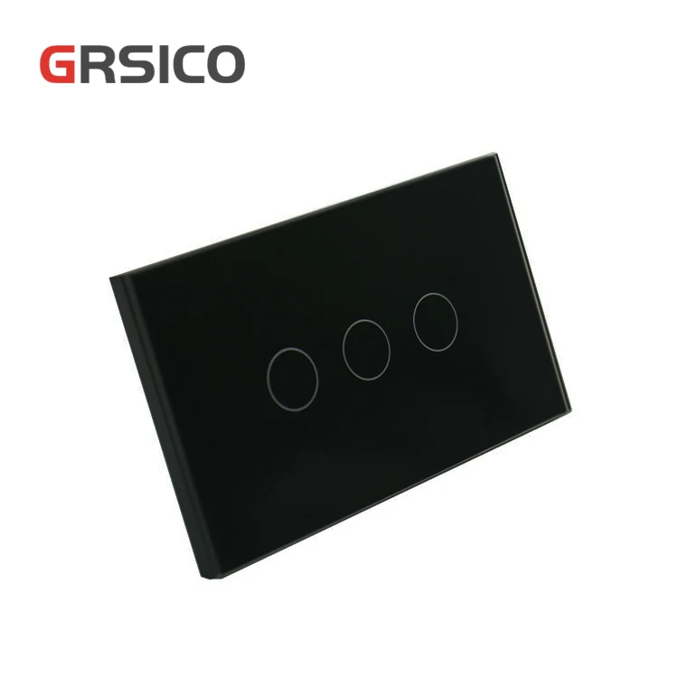 
GRSICO US Standard Wifi Wireless Remote Control White Smart Touch Dimming Electrical Switch Panels 