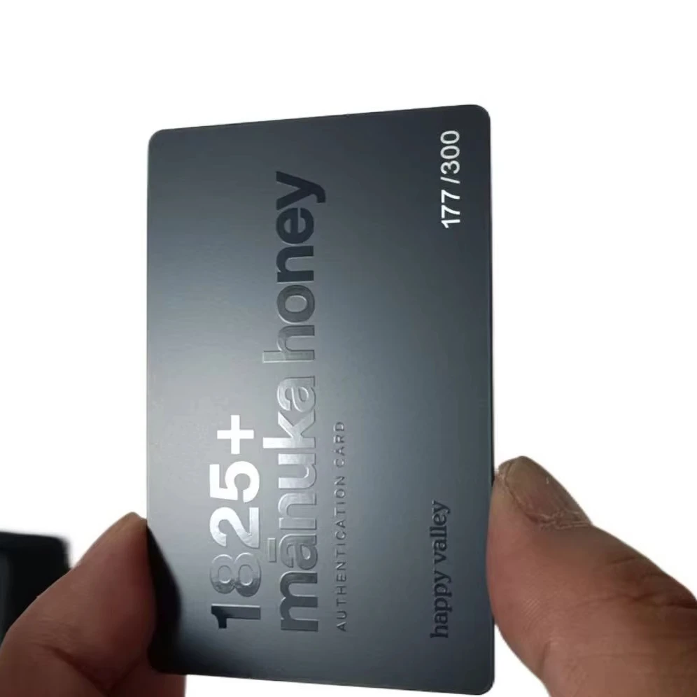 brass metal material 144 bytes NFC card NFC blank business metal card