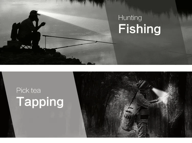 New XPE+COB Outdoor Light 101 Built-in battery USB charge removable headlight with magnet night fishing flashlight