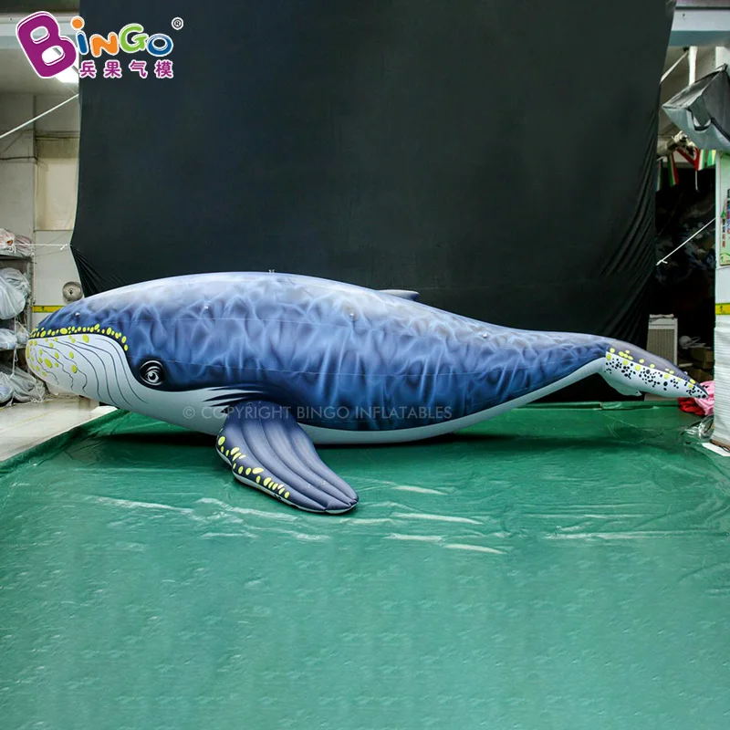 Aquarium Club Ocean Decoration Inflable Sea Animals Toy Giant Inflatable Blue Whale