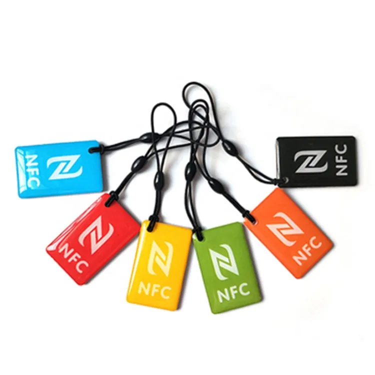 Waterproof NFC Epoxy Tag Proximity social media card Smart Card RFID Tags With customized Logo epoxy nfc tag