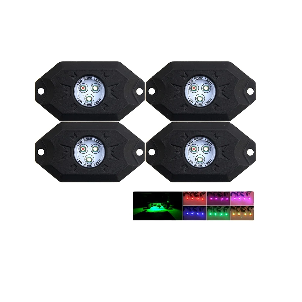 APP Controller 4 Pods 8 Pods RGB Led Rock Lights