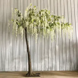 Japanese silk artificial cherry blossom tree wedding decor flower wedding ornamental plants wishing tree