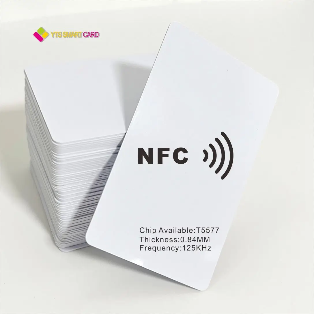 China supplier YTS High quality custom Hot Smart NFC Chip RFID Card Pvc Blank Card