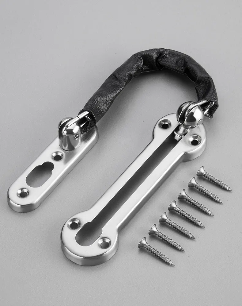 Zinc Alloy High Quality Stainless Steel Door Safety Lock Chain For Hotel Wooden Door