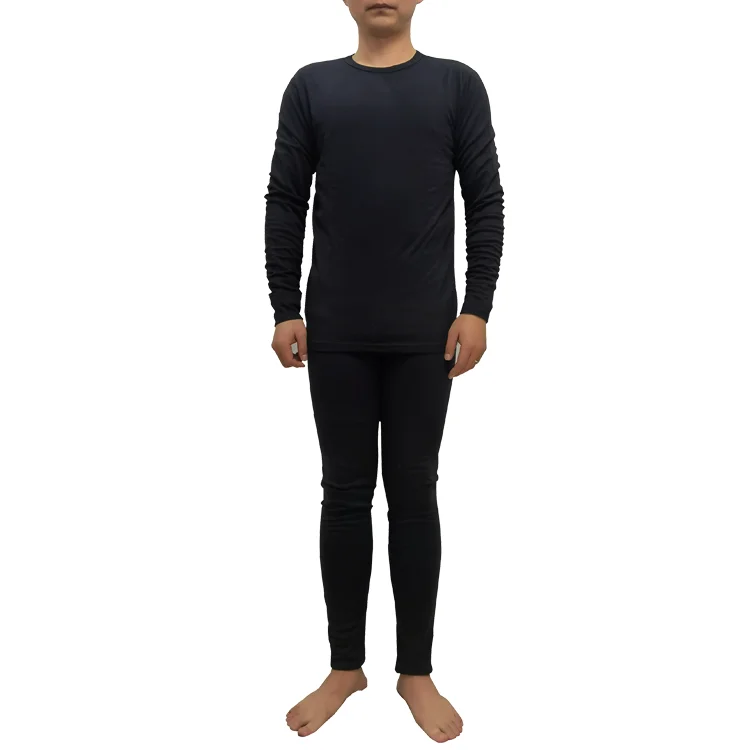 Мужские кальсоны с длинным рукавом и круглым вырезом, костюм, нижнее белье, базовый слой из мериносовой шерсти для женщин и мужчин