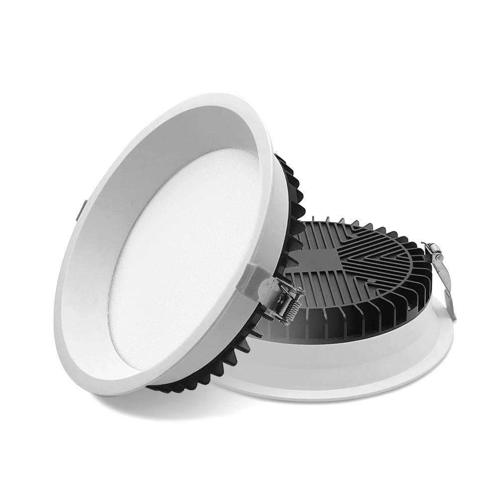 OEM 12w 18w 24w 30w 36w office bedroom hotel commercial ip44 bright light spotlight 6 inch led recessed downlight