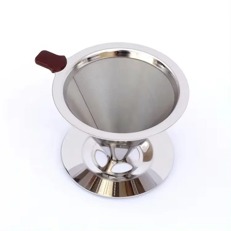 Customized metal cone filter manufacturer direct sales coffee filter without filter paper