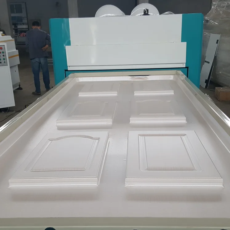 Деревянная мебель пленка ПВХ вакуумный мембранный пресс-машина для МДФ двери шкафа вставки ПВХ материал