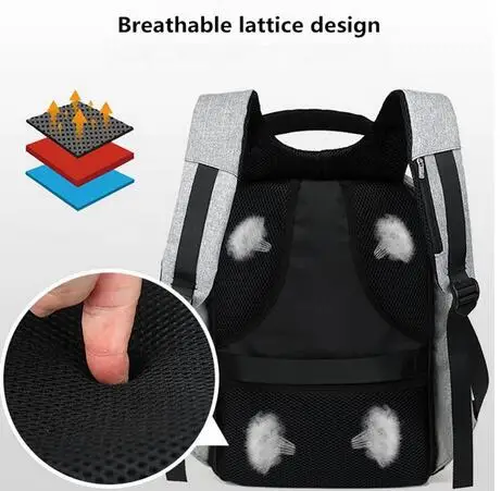 USB Charging Port Solar Backpacks backpack with solar panel solar power charger bag solar bag anti thief