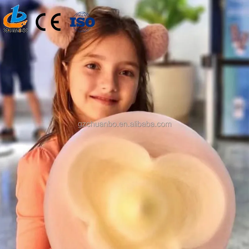 Cotton Candy Vending Machine - Automatic Commercial Fairy Floss Maker for Shopping Malls and Cinemas