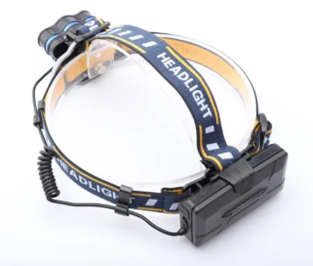  Новый Открытый Кемпинг Рыбалка USB Перезаряжаемый светодиодный налобный фонарь Водонепроницаемый красным и белым светом 6LED сильный головной свет